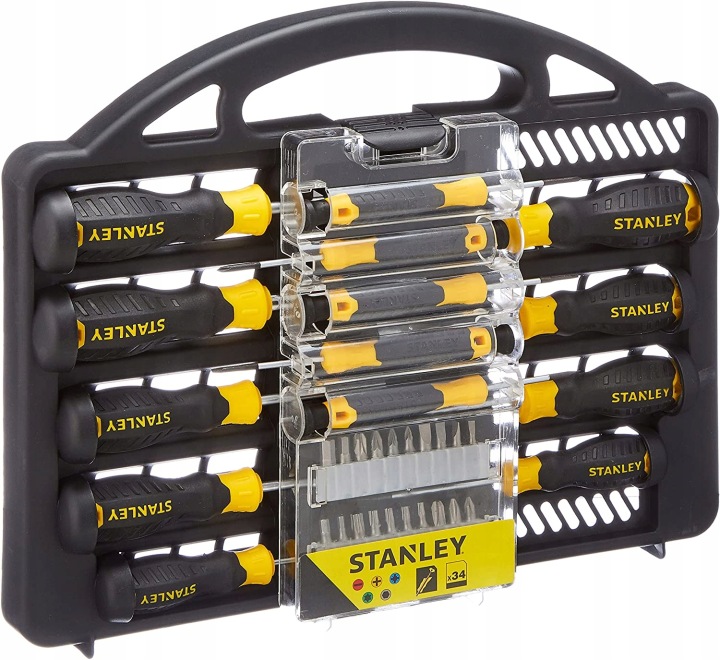 Sada šroubováků ve válcích Šroubováky Bity Stanley Torx Ph 34ks