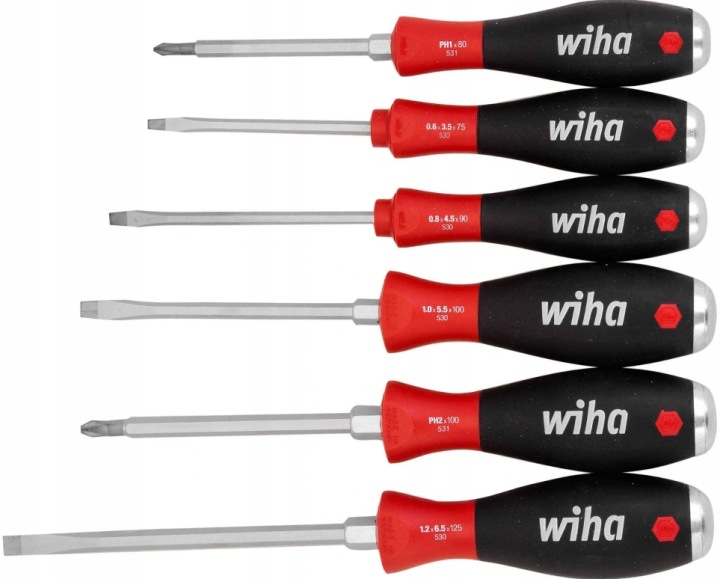 6DÍLNÁ Sada Šroubováků Softfinish Wiha 21250
