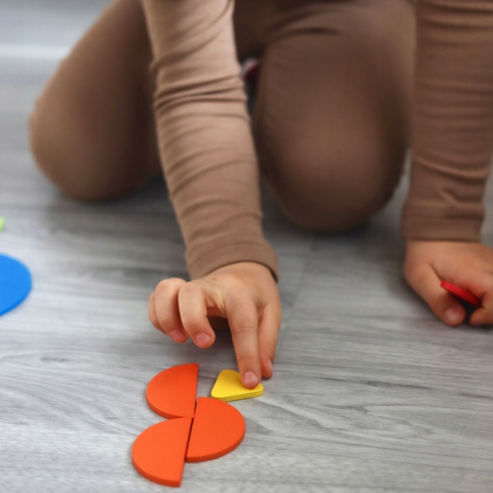 PUZZLE MONTESSORI DREWNIANA UKŁADANKA LOGICZNA Bohater brak