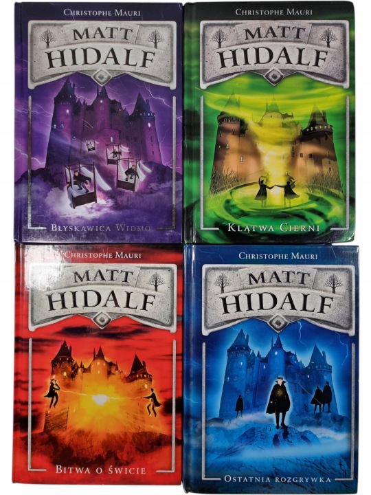 Zdjęcie egzemplarza: TWARDE / Matt Hidalf 1-4 / Christopher Mauri zestaw książek