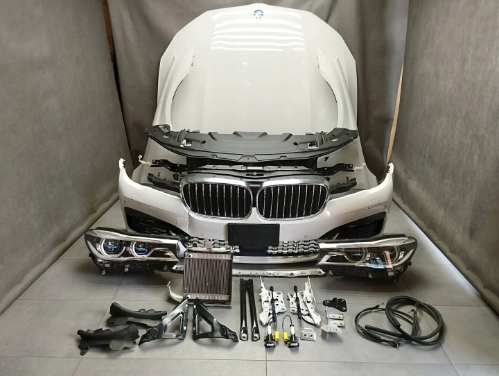 BMW 7 G11 750i M-paquet A300 Capot Pare choc Feux phare Armature 7465607 7465608
