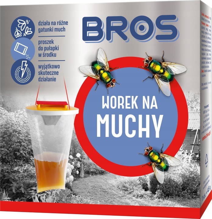 BROS мішок, пастка від мух плюс приманка