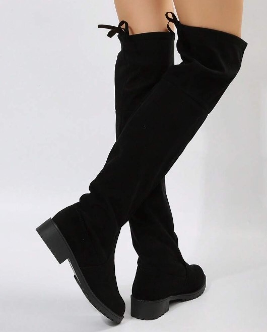 もも STRADIVARIUS KOZAKI ZAMSZOWE NA OBCASIE R.36 2957041