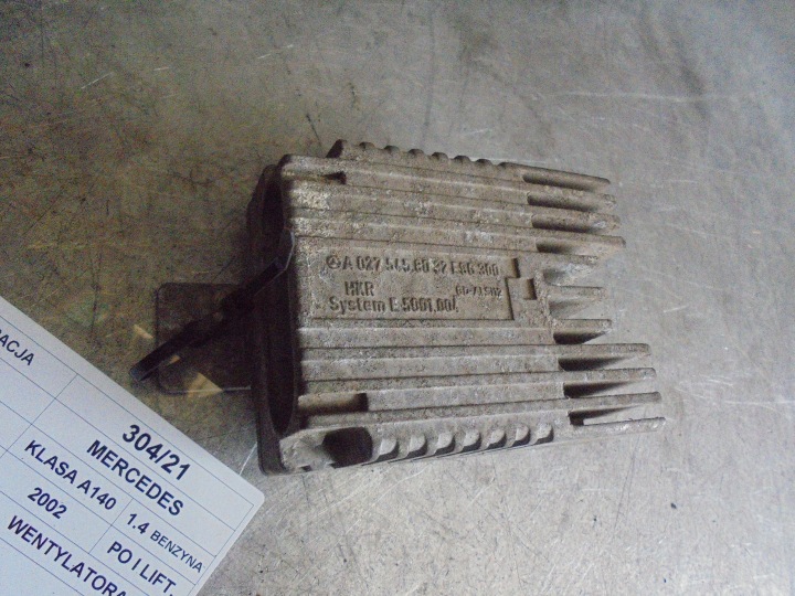 Vezerlő egység wentylatora Mercedes W168 0275458032