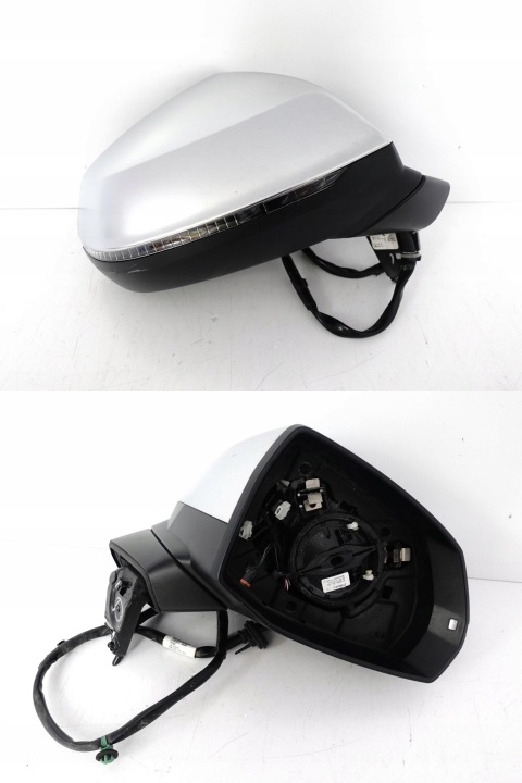 AUDI Q7 SQ7 4M0 15- SPECCHIETTO RETROVISORE DESTRO SCATOLA SATYNA INDICATORE DIREZIONE 14PIN