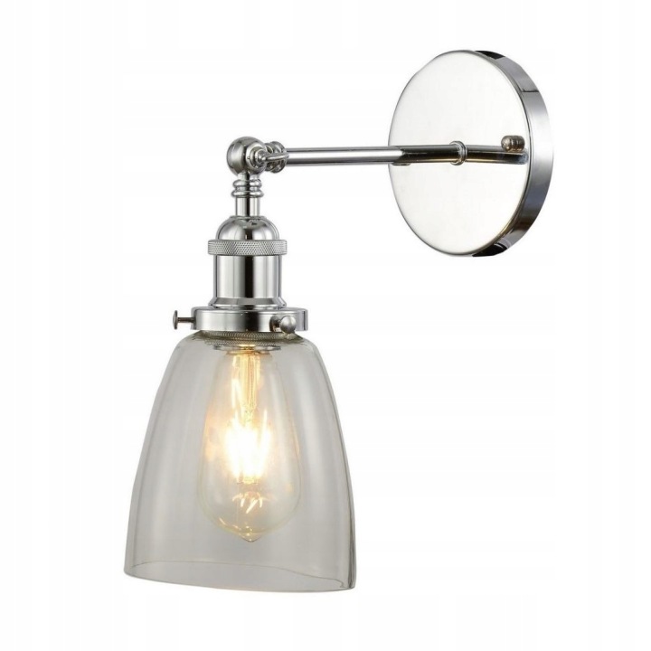 Nástěnná lampa Lumina Deco Ldw 6800-1 (chr+pr) Fabi Pro W1