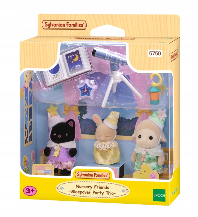 Набір фігурок Epoch Sylvanian Families Nursery Friends Sleepover Вечірка — фото 7