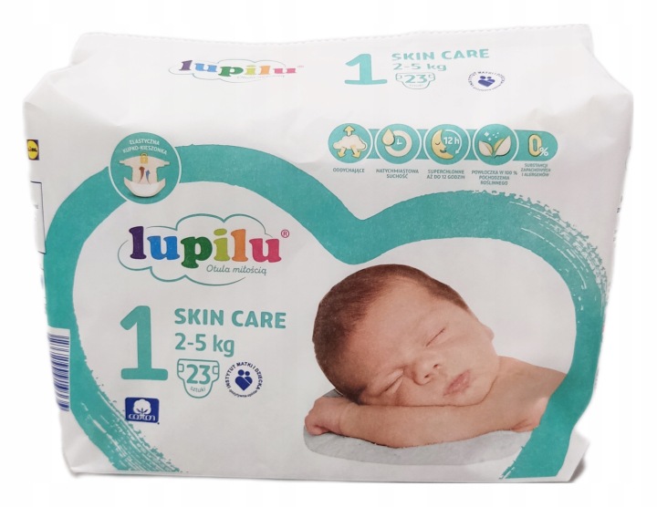 Підгузки Lupilu Skin Care Розмір 1 23 шт.