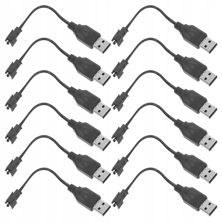 Кабель USB-C для заряджання для машини для бульбашок 12 шт. короткий — фото 3