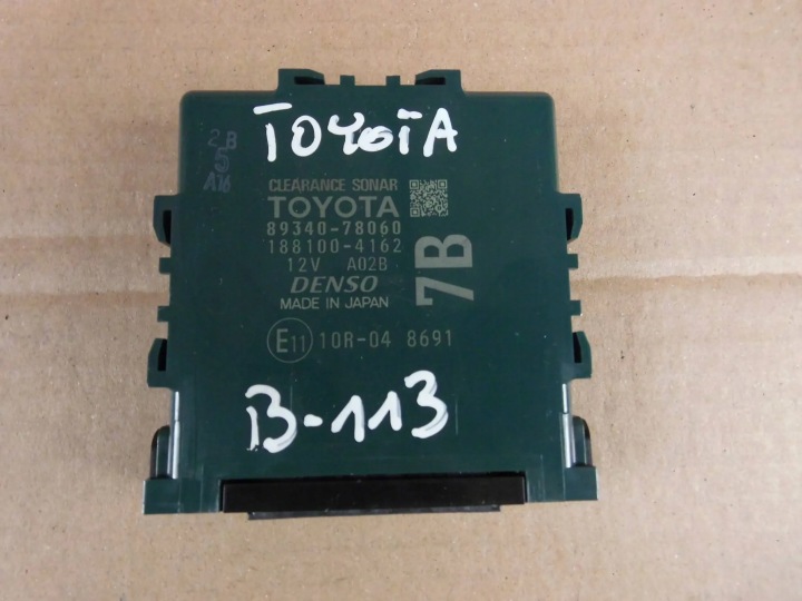 Lexus NX300H Module Unité de contrôle czujnikow Stationnement PDC 89340-78060