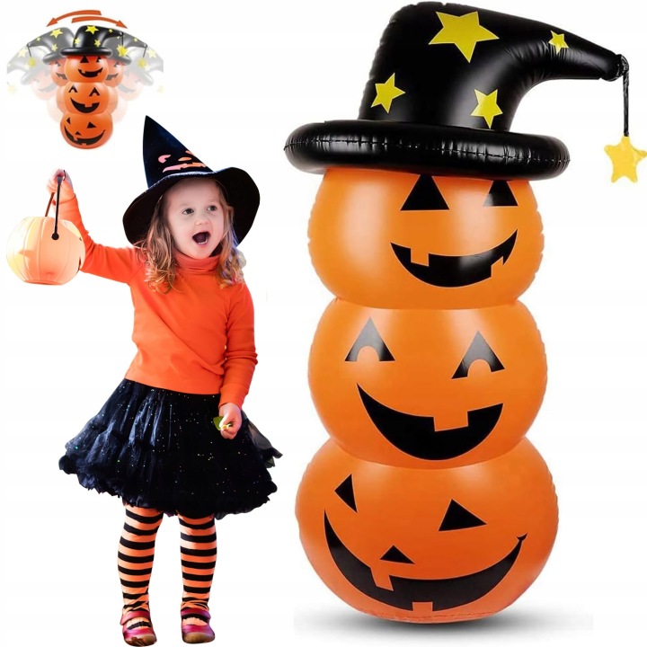 Nafukovací Dýně Led Dekorace Na Halloween Pro Celoroční Použití