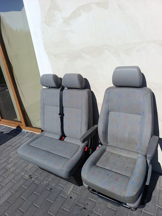 Komplet foteli przednich VW T5 T6 PASAZER DWOJKA KIEROWCA eleje INKA
