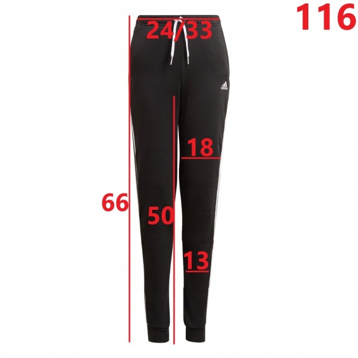Штани для дітей adidas G 3S ФТ C PT чорні GN4054 :116 см — фото 2