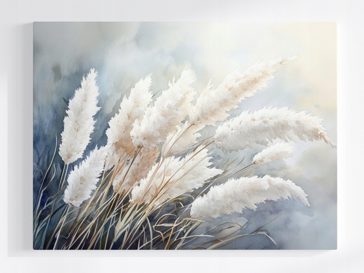 Plakát Akvarel Příroda Tráva Pampasová 100x75