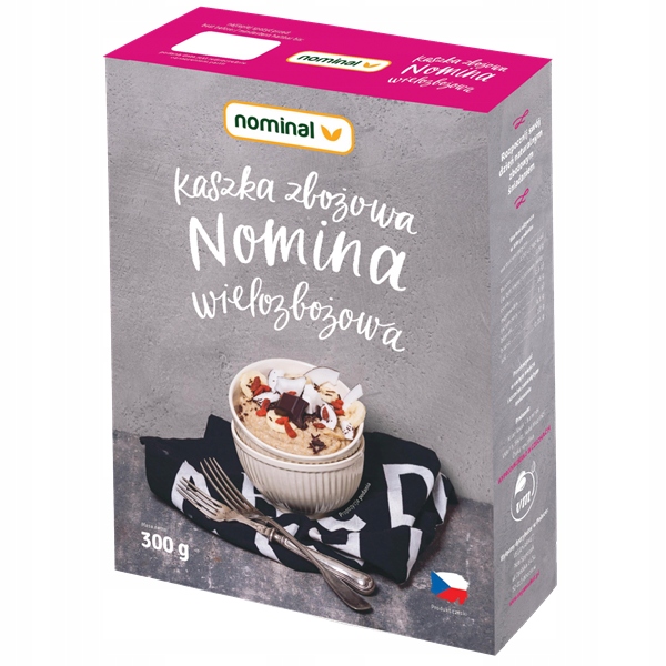 Кашка Багатозлакова instant для дітей Без Цукру zdrowaPREMIUM 300 г Nominal