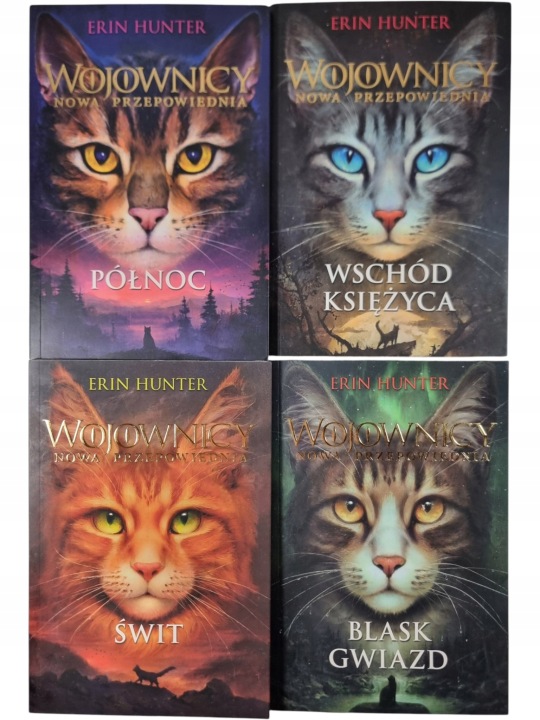 Zdjęcie egzemplarza: Wojownicy / Nowa Przepowiednia Tomy 1-4 / Erin Hunter książki