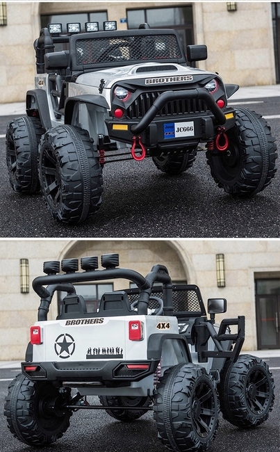JEEP всюдихідний на акумулятор 24 В сила 2x200 Вт амортизатори пульт — фото 7