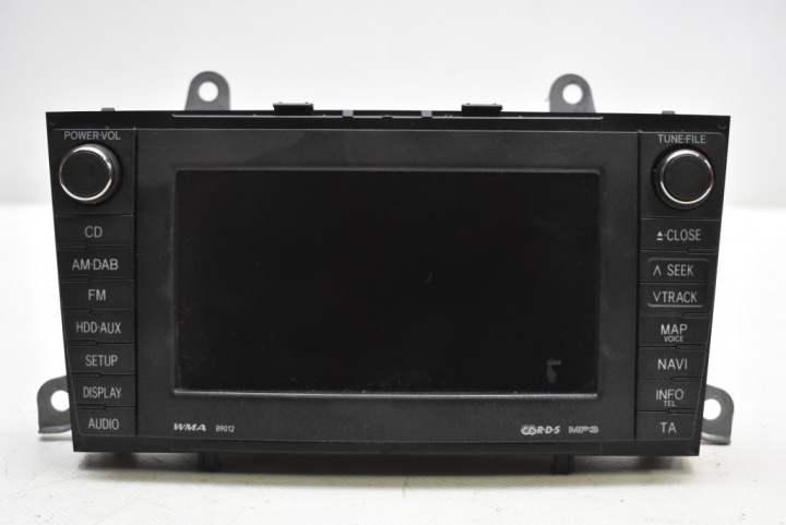 RADIO radio CD AUX NAVI 86113-60V640 TOYOTA AVENSIS T27 09-11