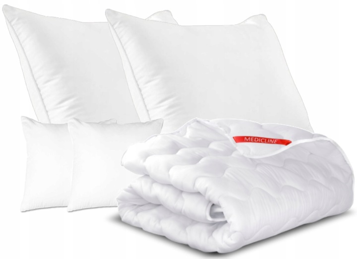 Celoroční Přikrývka 220x200 Medicline 4 Polštáře 70x80 a 40x40 komplet Soft