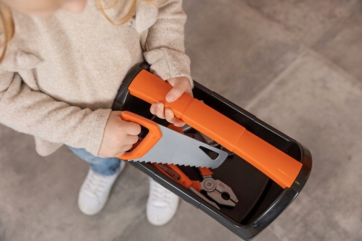Чорний Decker Ящик з інструментами для дітей Майстер Smoby — фото 5