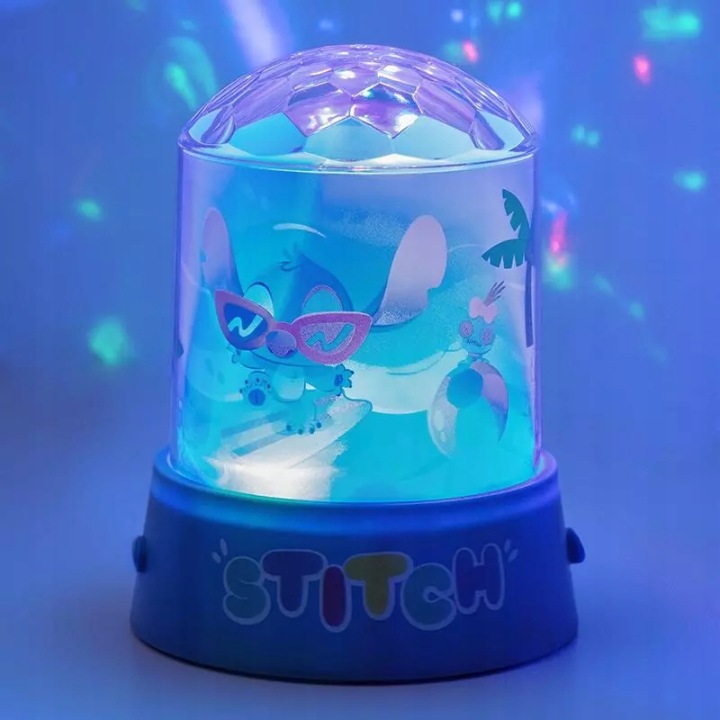 DISNEY STITCH лампа проекційна на вечірку 13 см STITCH різнокольорова — фото 4