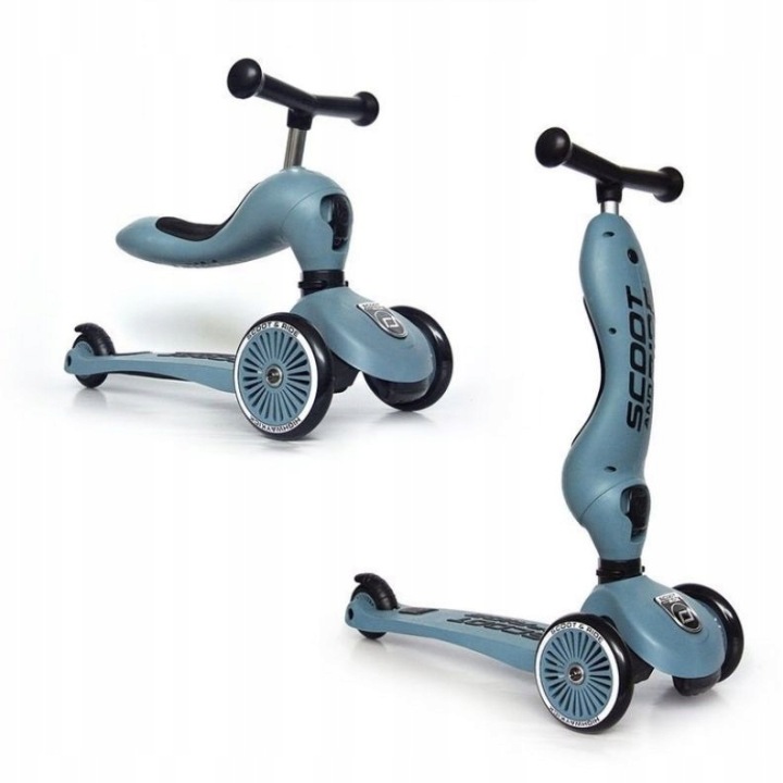 Scoot and Ride Highwaykick 1 2 в 1 Каталка і самокат 1-5 років Steel