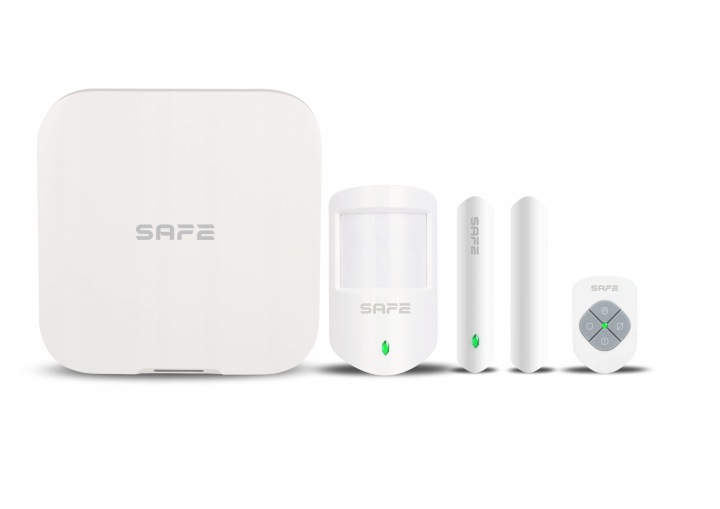 Safe Starter Kit, bílá Kompletní start pro zabezpečení bytu/kanceláře