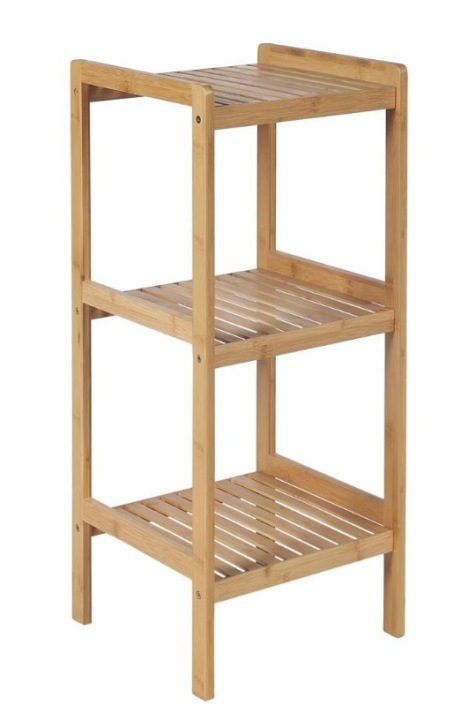 Koupelnová skříňka regálová Bambus 80x34x33