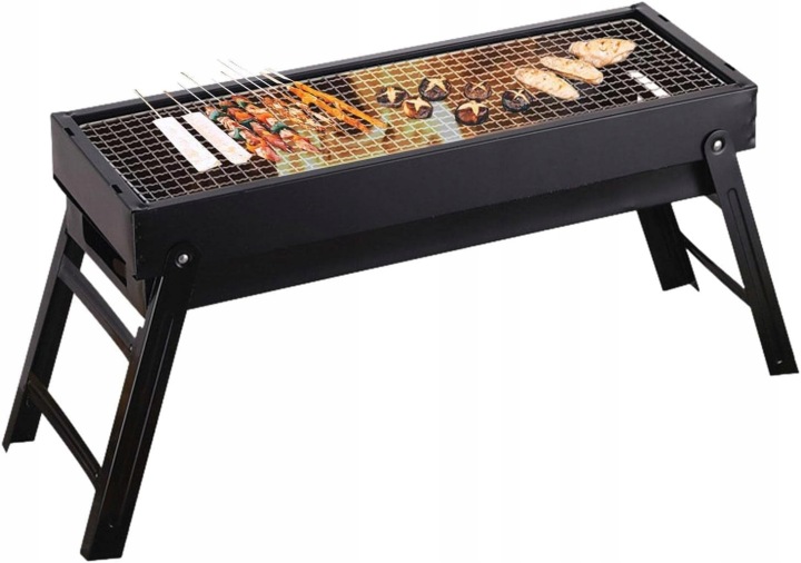 Přenosný Kempingový Gril Na Uhlí, Piknikový, Supatmul Bbq, Ocelový