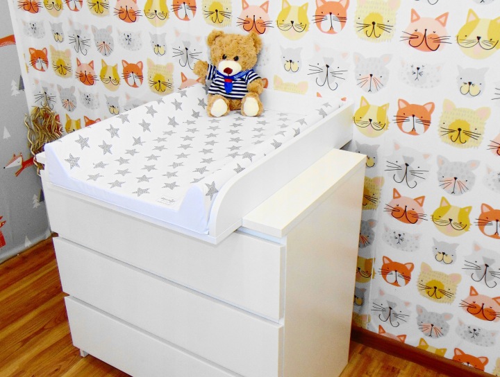 Пеленальник накладка на комод Malm IKEA заокруглений 70x50 — фото 3