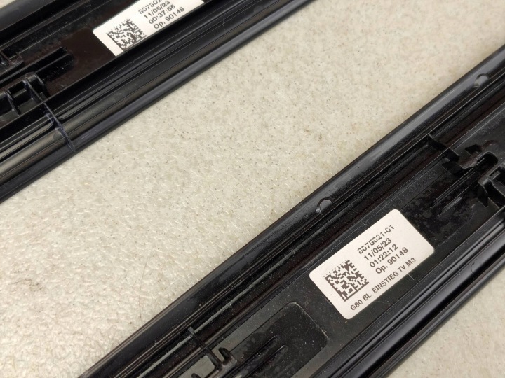LISTWY PROGOWE OZDOBNE PRZÓD LEWA PRAWA M3 BMW G20 G21 G80 G81 M3 8075021 11