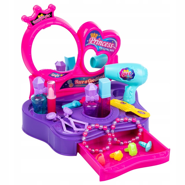 ZESTAW TOALETKA DLA DZIEWCZYNKI AKCESORIA Bohater brak