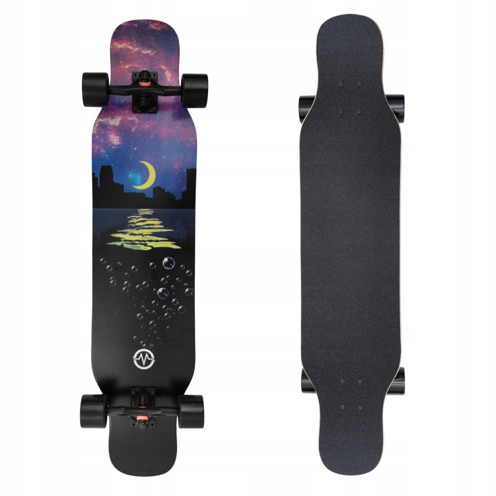 Лонгборд MASTER 42" 107 см клен ABEC9 180 кг біле дерево скейтборд — фото 9