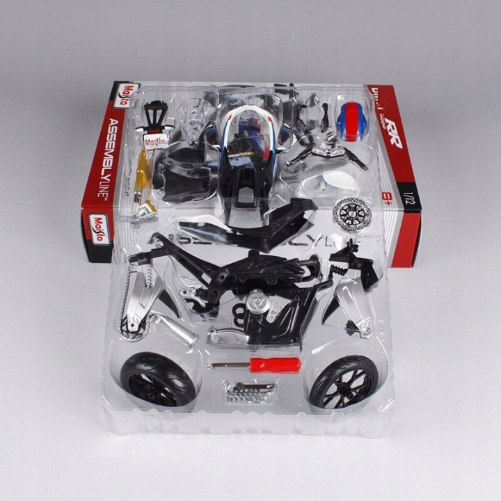Модель Мотоцикл Maisto BMW S1000RR 1:12 для складання 39191 — фото 15