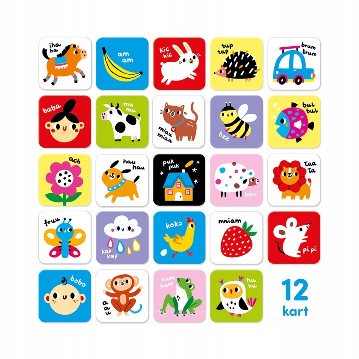 CzuCzu Великі картки контрастні Вік 6-9 міс. — фото 3