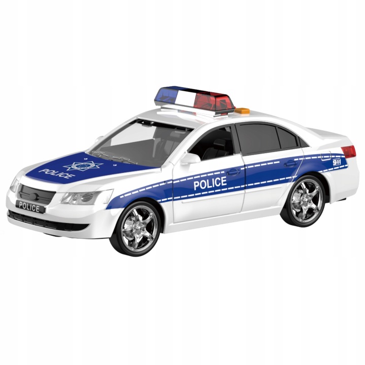 Авто поліція автомобіль поліцейська машина 1:16 зі звуками і світлом привід — фото 3