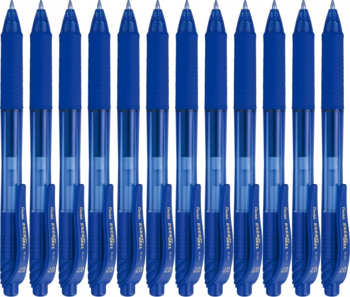 Ручка кулькова Energel Pentel BL-107 0,7 мм сині — фото 3