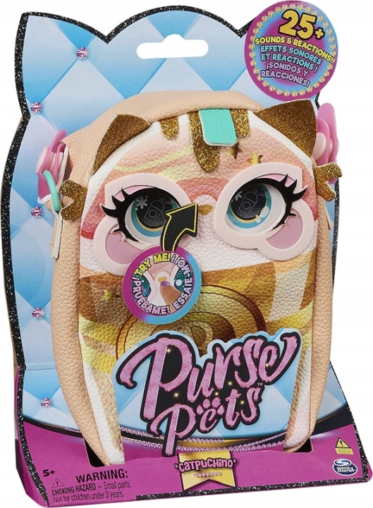 PURSE PETS сумочка інтерактивна тваринка песик світло звук SPIN MASTER — фото 14
