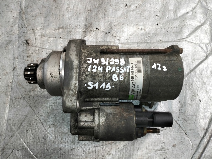 starter VOLKSWAGEN PASSAT B6 2.0 TDI 08r 12z OE 02M911024A