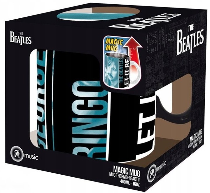The Beatles Termohrnek 460 ml Měnící Se Potisk Let It Be Box