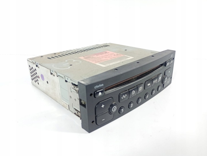 Citroen C3 02-09 RADIO CD oryginalne nicht kodu OE 96565718XT