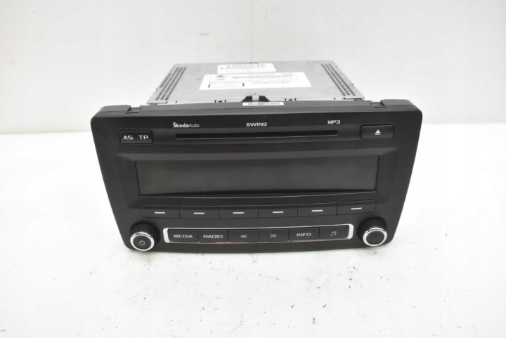 RADIO radio CD MP3 MEDIA 1Z0035161G SKODA OCTAVIA 2 II LIFT 08-13