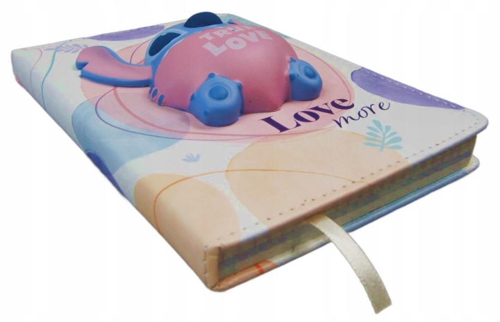 COOLPACK DISNEY сквіш блокнот м'який блокнот B6 ефект 3D STITCH TRUE LOVE — фото 2