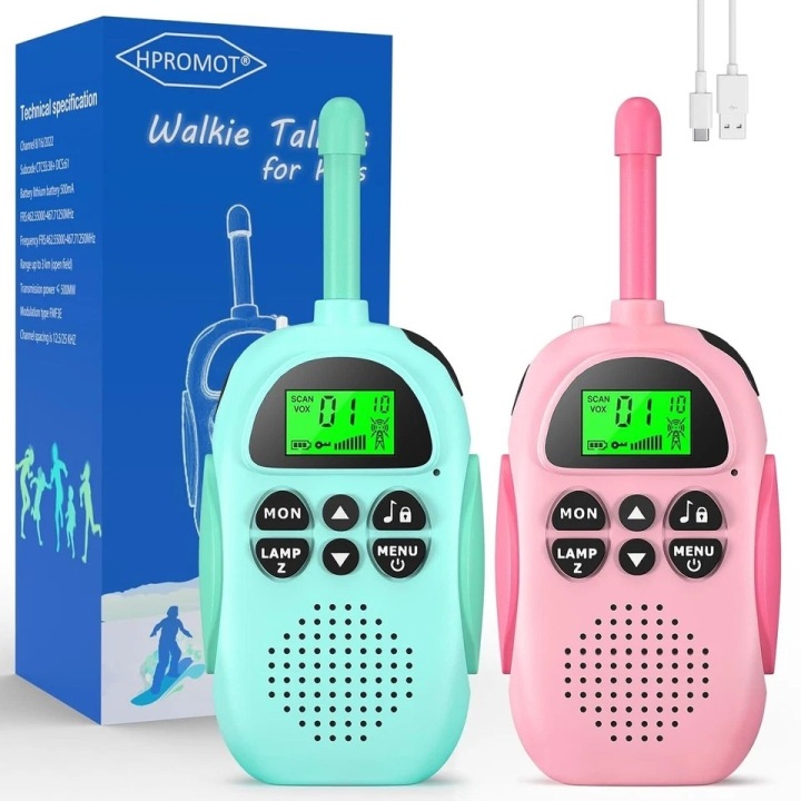 Walkie talkie для дітей іграшки електронні акумуляторні 22 канали 3 км