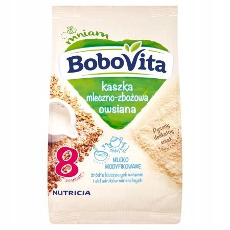 BoboVita Кашка молочно-злакова вівсяна 230 г — фото 2