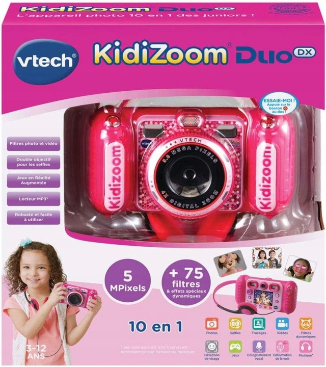 Фотоапарат для дітей VTech Kidizoom Duo DX 5 Mpx рожевий (виставковий) — фото 8