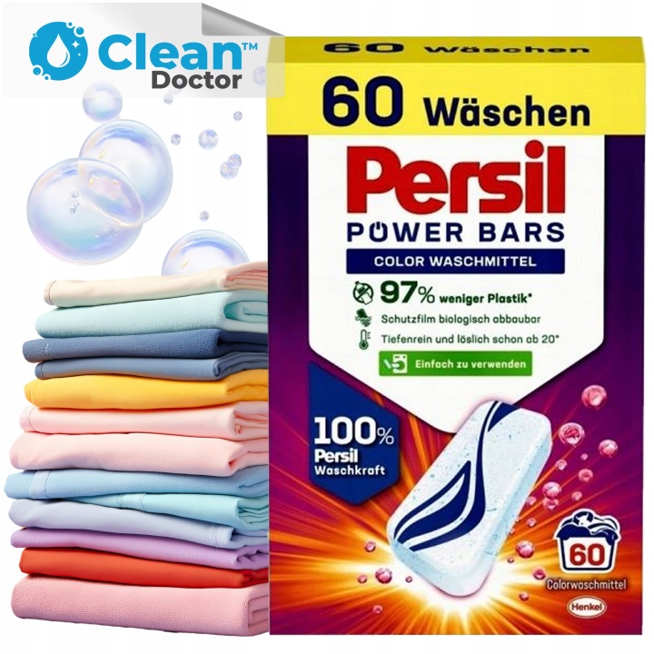 Persil Power колір таблетки капсули порошкові прання 60 шт. з німеччини нові — фото 5