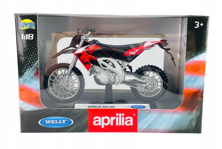 Aprilia rxv 450 1:18 welly — фото 4