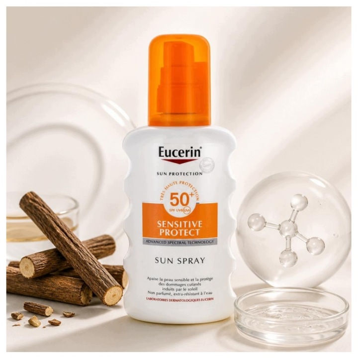 Eucerin Sensitive Protect Sun Спрей SPF50+ 200 мл — фото 4