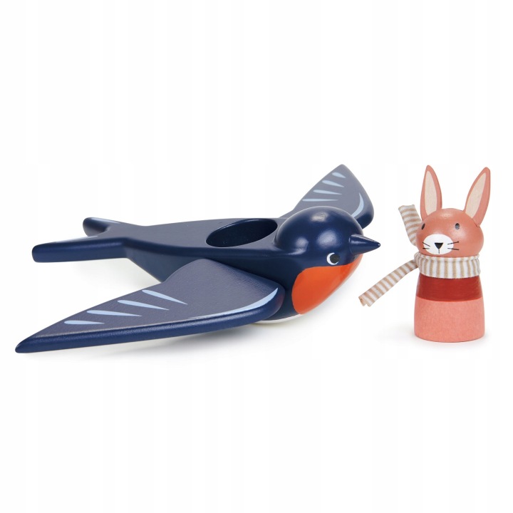 TENDER LEAF TOYS Дерев'яні фігурки Друзі ластівка і зайчик — фото 2